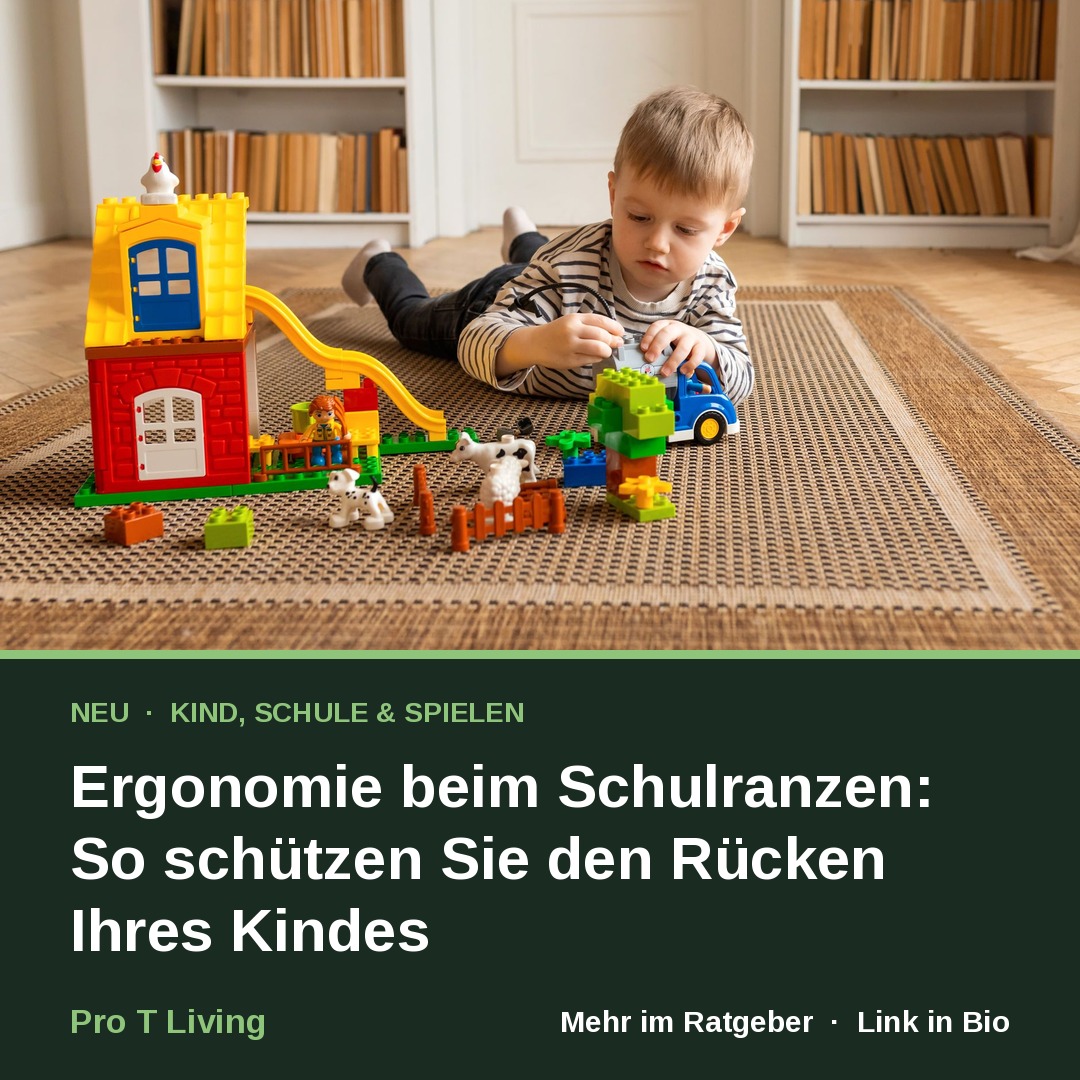 Ergonomie beim Schulranzen: So schützen Sie den Rücken Ihres Kindes