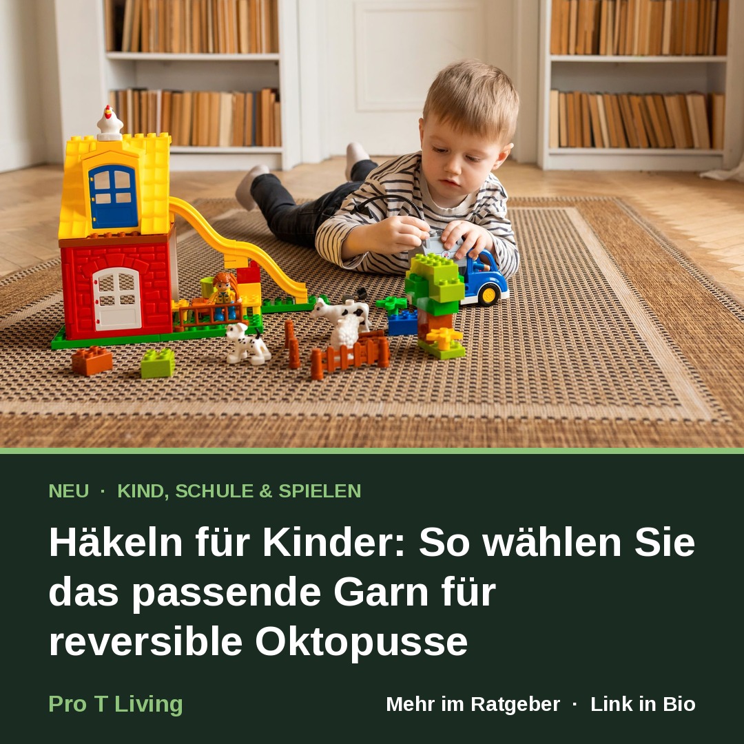 Häkeln für Kinder: So wählen Sie das passende Garn für reversible Oktopusse