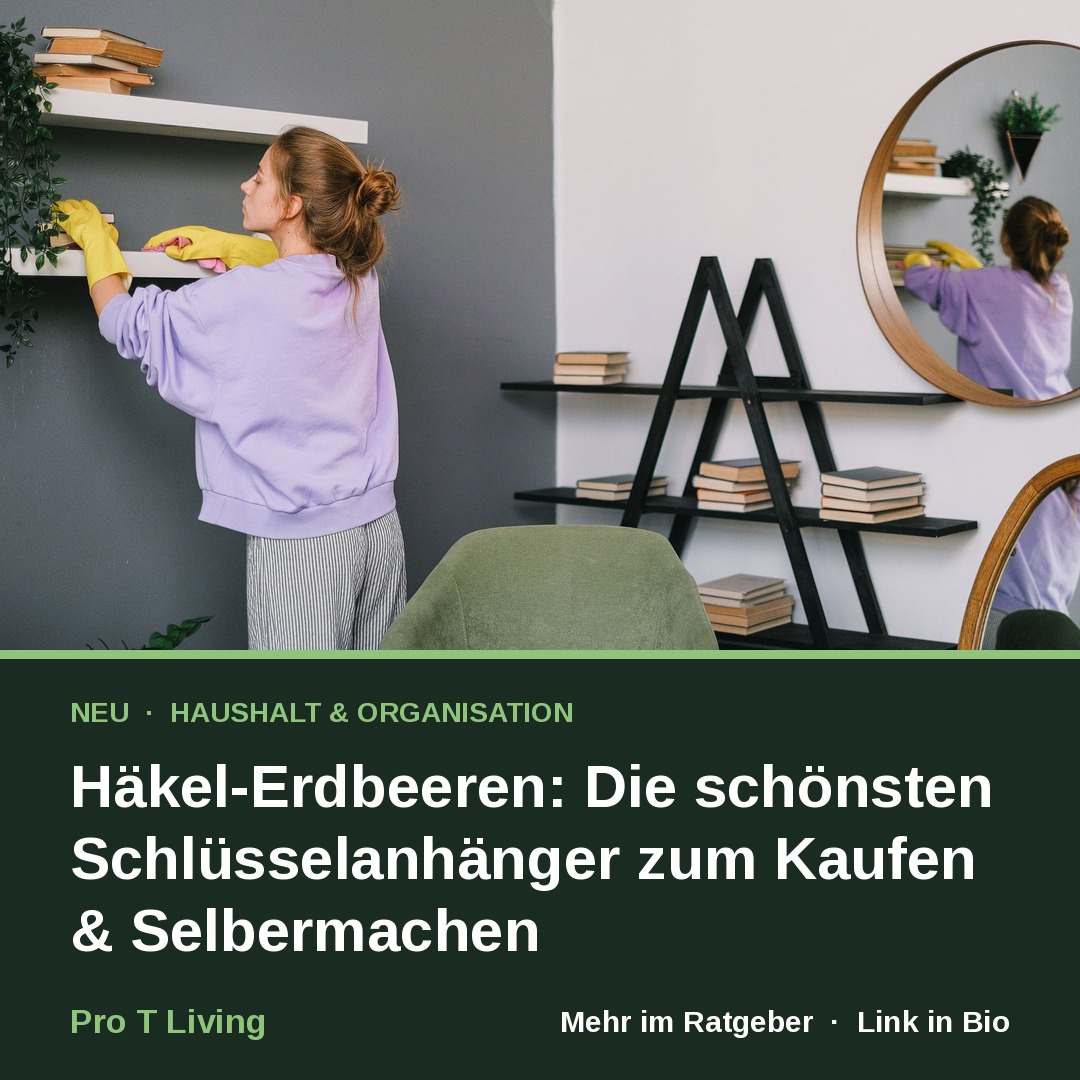 Häkel-Erdbeeren: Die schönsten Schlüsselanhänger zum Kaufen & Selbermachen