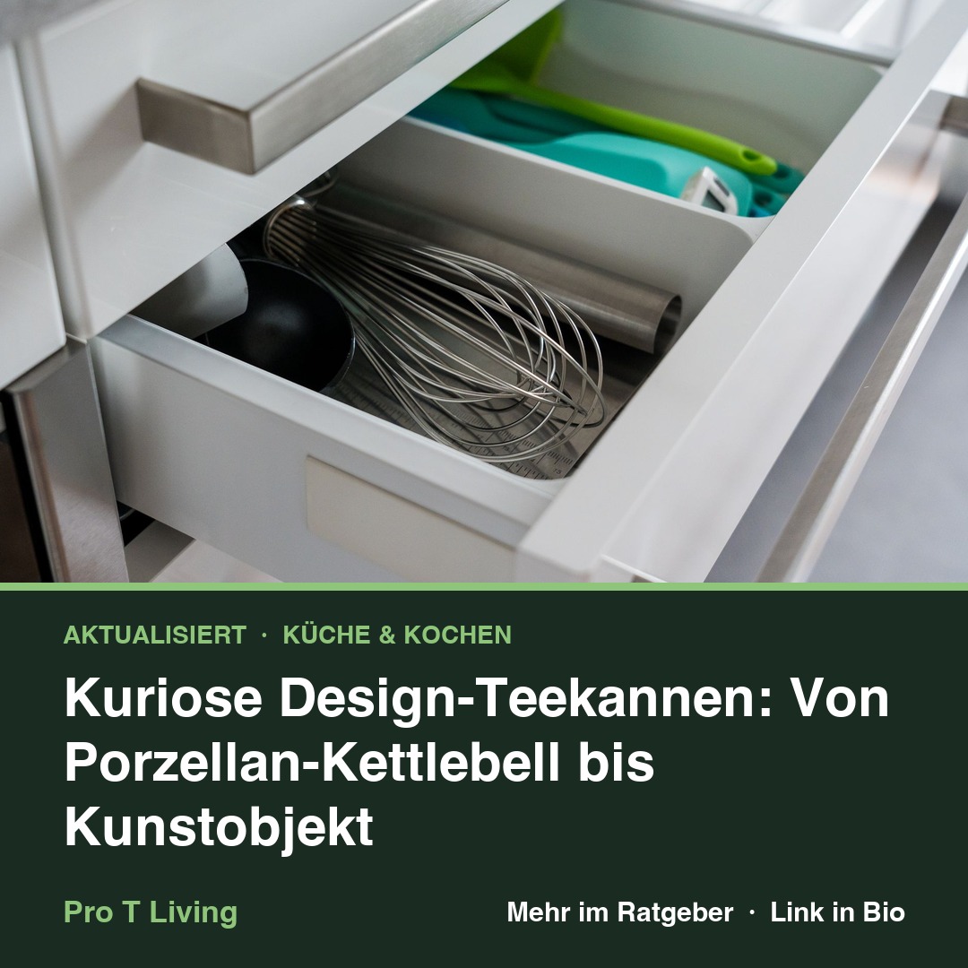 Kuriose Design-Teekannen: Von Porzellan-Kettlebell bis Kunstobjekt