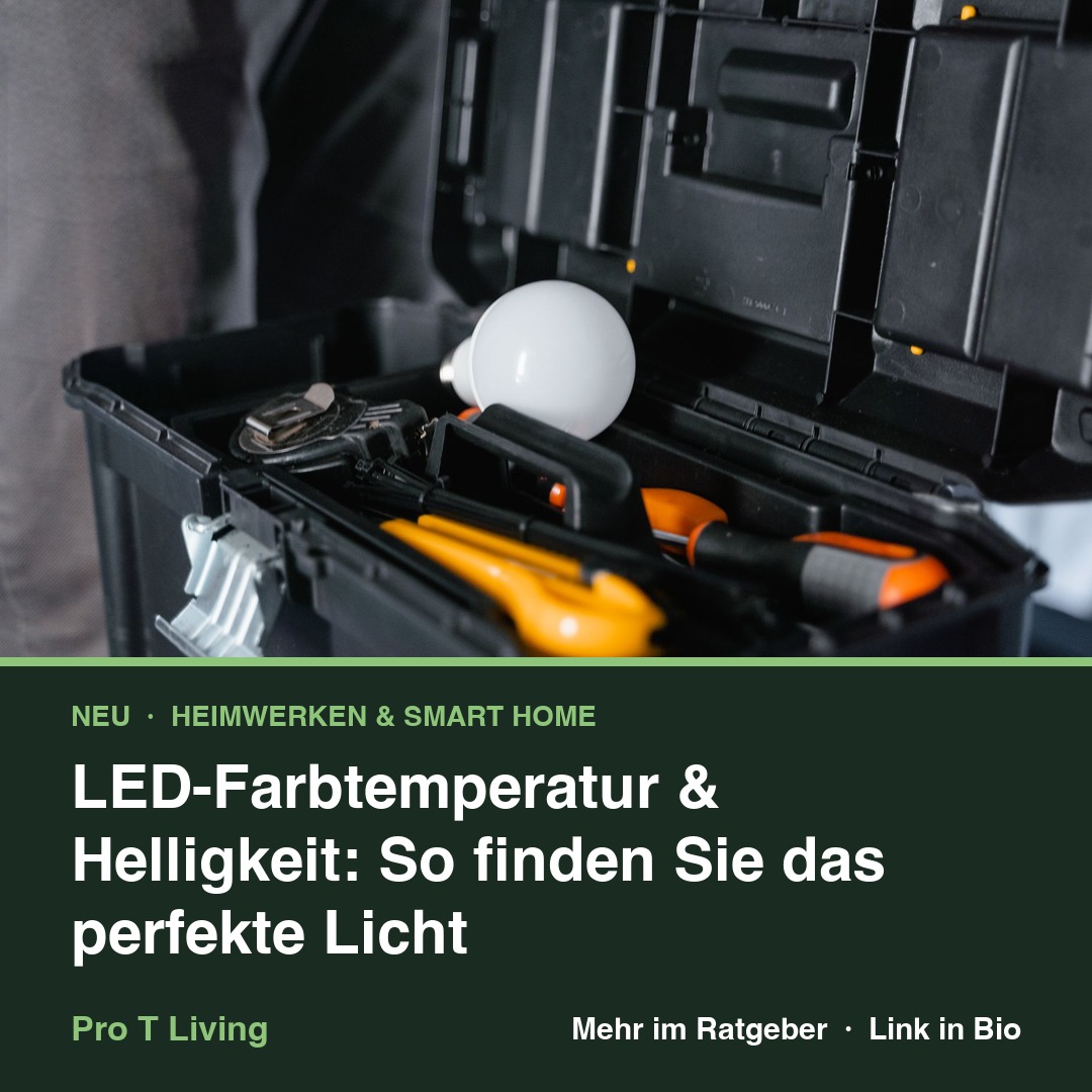LED-Farbtemperatur & Helligkeit: So finden Sie das perfekte Licht