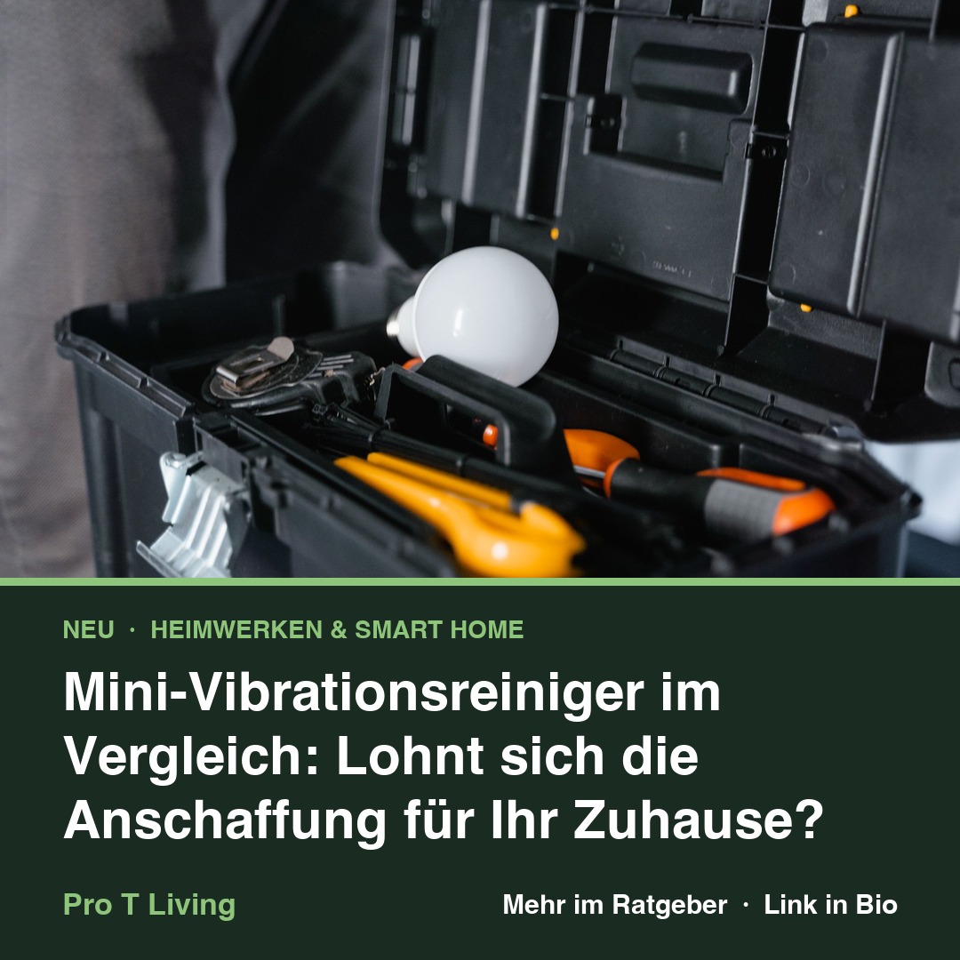 Mini-Vibrationsreiniger im Vergleich: Lohnt sich die Anschaffung für Ihr Zuhause?