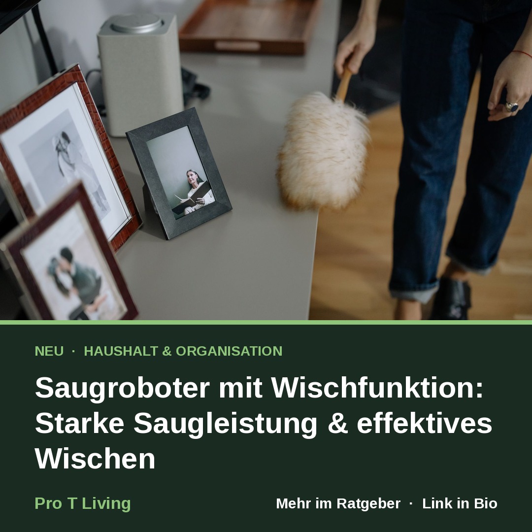 Saugroboter mit Wischfunktion: Starke Saugleistung & effektives Wischen