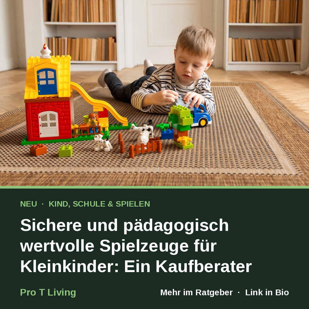 Sichere und pädagogisch wertvolle Spielzeuge für Kleinkinder: Ein Kaufberater