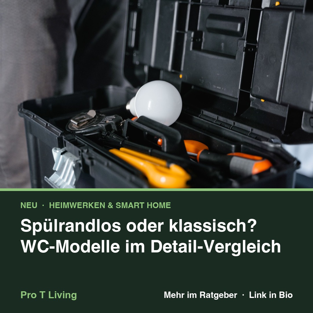 Spülrandlos oder klassisch? WC-Modelle im Detail-Vergleich