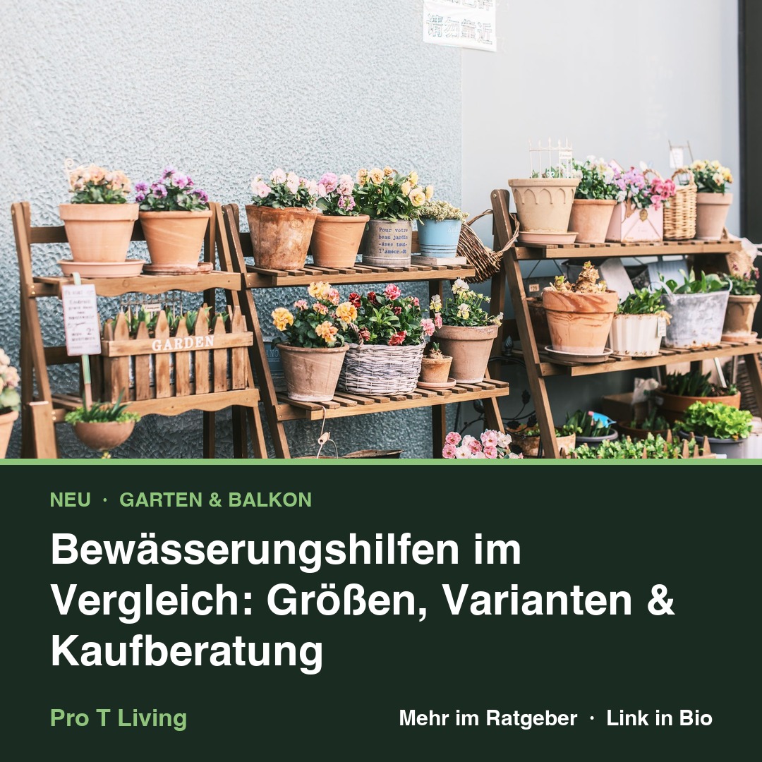Bewässerungshilfen im Vergleich: Größen, Varianten & Kaufberatung