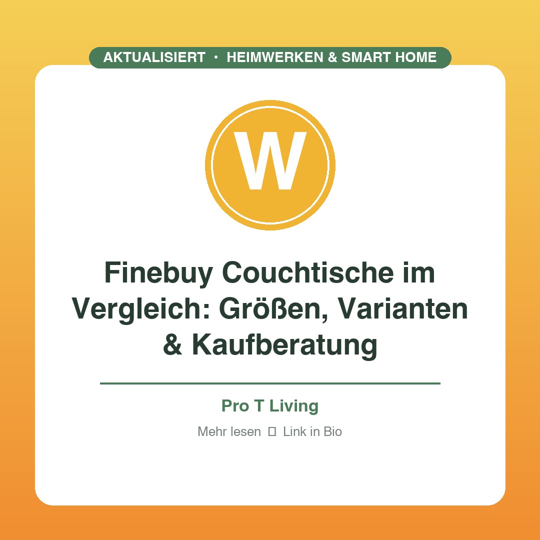 Finebuy Couchtisch im Vergleich: Alle Größen und Varianten für Ihr Zuhause