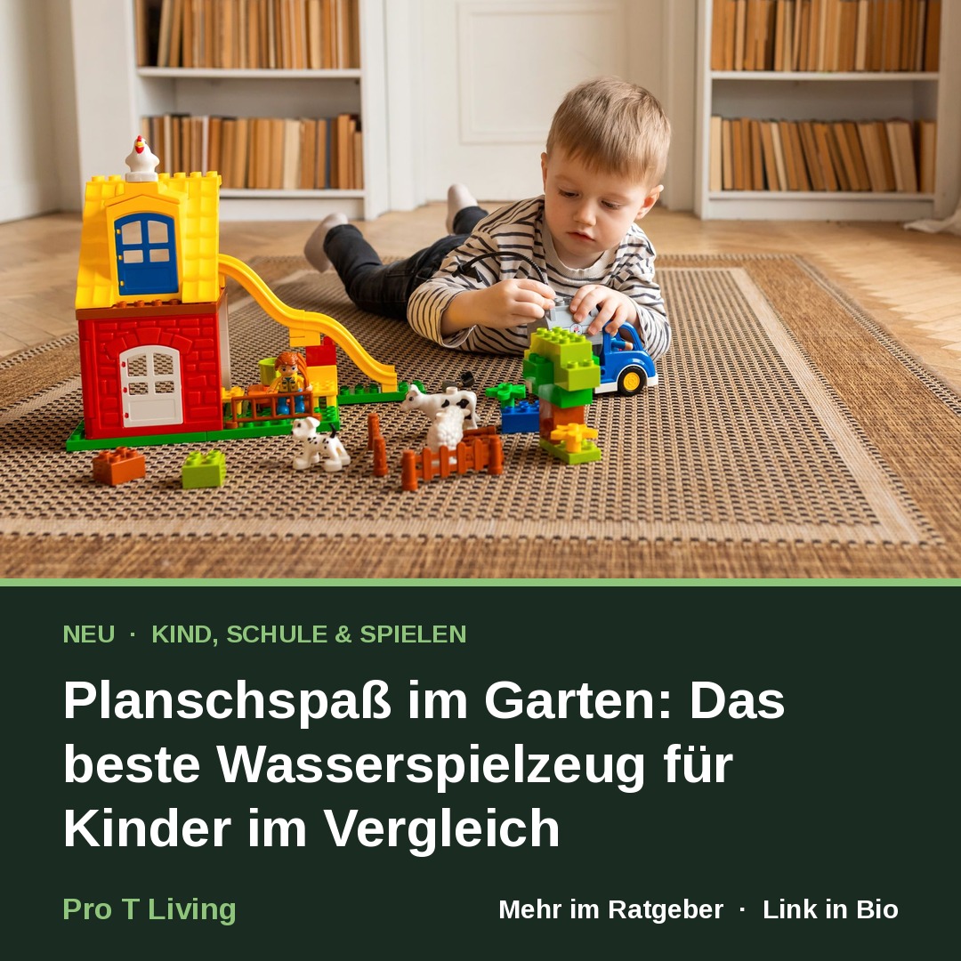 Planschspaß im Garten: Das beste Wasserspielzeug für Kinder im Vergleich